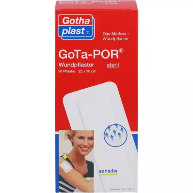 GOTA-POR Wondpleister steriel 100x250 mm, 50 st