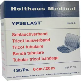 SCHLAUCHVERBAND Ypselast maat 5 20 m wit, 1 st