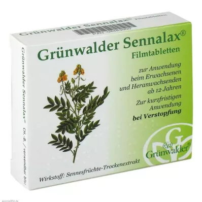 GRÜNWALDER Sennalax filmomhulde tabletten, 30 stuks GRÜNWALDER Sennalax filmomhulde tabletten, 30 stuks