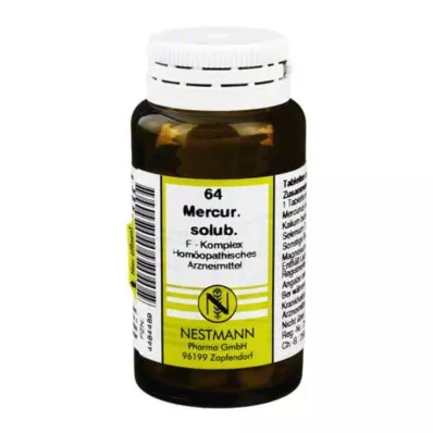 MERCURIUS SOLUBILIS F Complex No.64 Tabletten, 120 stuks MERCURIUS SOLUBILIS F Complex No.64 Tabletten, 120 stuks