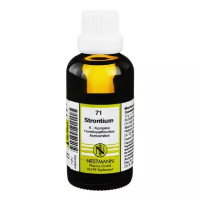 STRONTIUM K Complex nr. 71 Verdunning, 50 ml