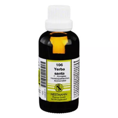 YERBA SANTA F Complex nr. 106 Verdunning, 50 ml YERBA SANTA F Complex nr. 106 Verdunning, 50 ml