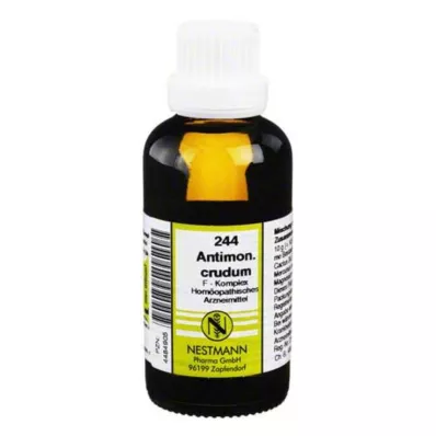 ANTIMONIUM CRUDUM F Complex nr. 244 Verdunning, 50 ml ANTIMONIUM CRUDUM F Complex nr. 244 Verdunning, 50 ml