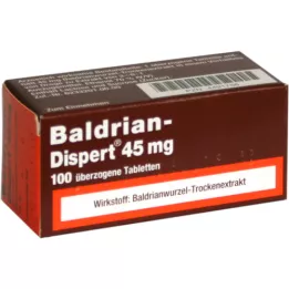 BALDRIAN DISPERT 45 mg omhulde tabletten, 100 st