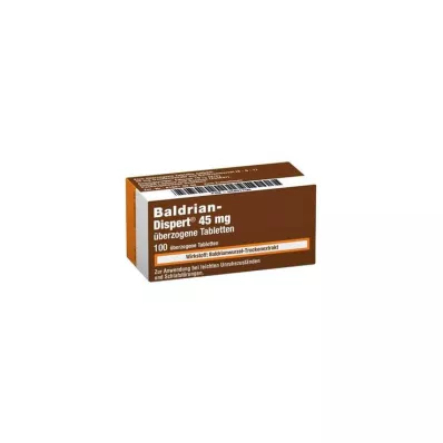 BALDRIAN DISPERT 45 mg omhulde tabletten, 100 st BALDRIAN DISPERT 45 mg omhulde tabletten, 100 st