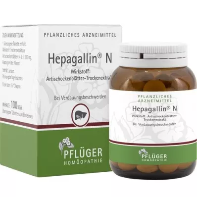 HEPAGALLIN N Gecoate tabletten, 100 stuks