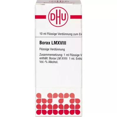 BORAX LM XVIII Verdunning, 10 ml