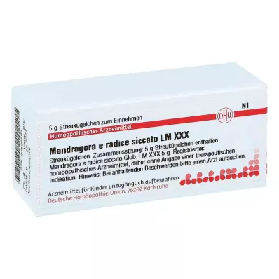 MANDRAGORA E radice siccata LM XXX Bolletjes, 5 g