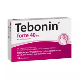 TEBONIN forte 40 mg filmomhulde tabletten, 30 st