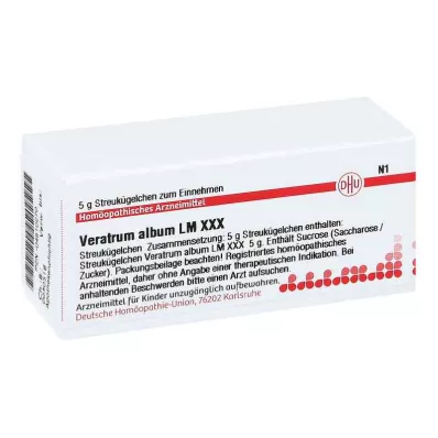 VERATRUM ALBUM LM XXX Bolletjes, 5 g VERATRUM ALBUM LM XXX Bolletjes, 5 g