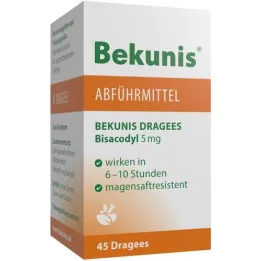 BEKUNIS Dragees Bisacodyl 5 mg enteric-coated tabletten, 45 stuks