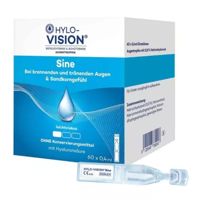 HYLO-VISION sinus pipetten voor eenmalig gebruik, 60X0,4 ml HYLO-VISION sinus pipetten voor eenmalig gebruik, 60X0,4 ml