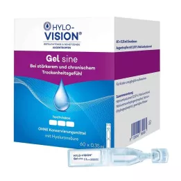 HYLO-VISION Gel sine pipetten voor eenmalige toediening, 60X0,35 ml