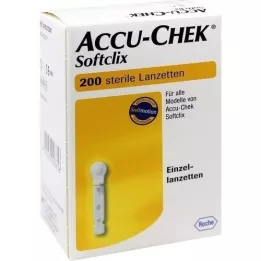 ACCU-CHEK Softclix lancetten, 200 stuks