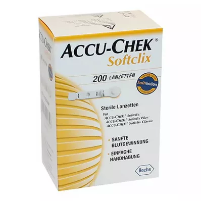 ACCU-CHEK Softclix lancetten, 200 stuks ACCU-CHEK Softclix lancetten, 200 stuks