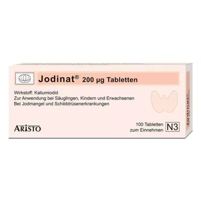 JODINAT 200 μg tabletten, 100 stuks JODINAT 200 μg tabletten, 100 stuks