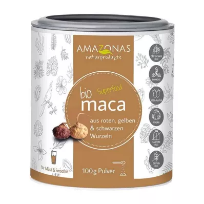 MACA 100% puur organisch poeder, 100 g MACA 100% puur organisch poeder, 100 g