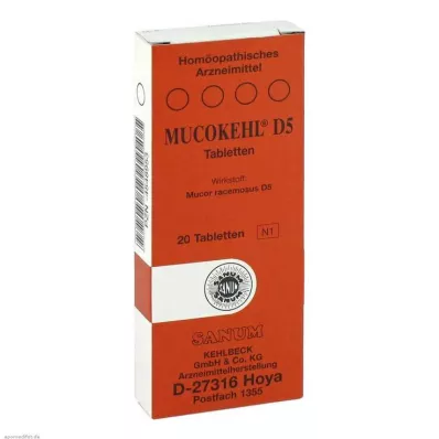 MUCOKEHL Tabletten D 5, 20 stuks