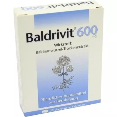 BALDRIVIT 600 mg omhulde tabletten, 20 st