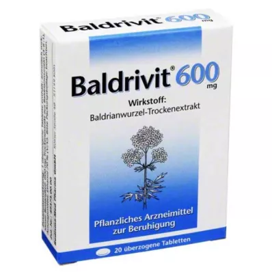 BALDRIVIT 600 mg omhulde tabletten, 20 st BALDRIVIT 600 mg omhulde tabletten, 20 st