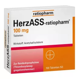 HERZASS-ratiopharm 100 mg tabletten, 100 st