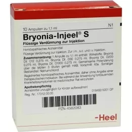 BRYONIA INJEEL S Ampullen, 10 stuks