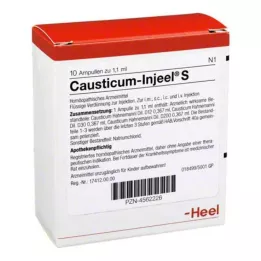 CAUSTICUM INJEEL S Ampullen, 10 stuks