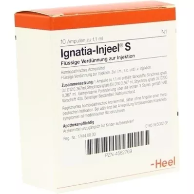 IGNATIA INJEEL S Ampullen, 10 stuks