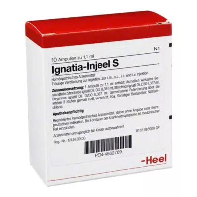IGNATIA INJEEL S Ampullen, 10 stuks IGNATIA INJEEL S Ampullen, 10 stuks