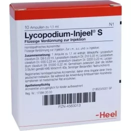 LYCOPODIUM INJEEL S Ampullen, 10 stuks