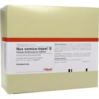 NUX VOMICA INJEEL S Ampullen, 100 stuks