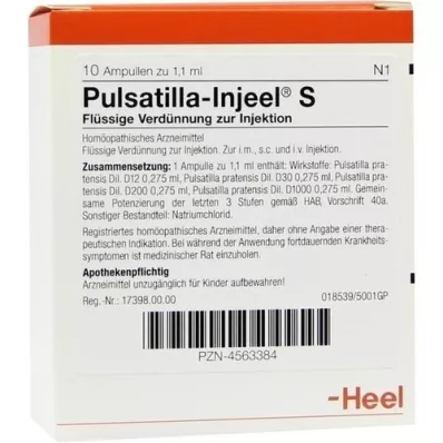 PULSATILLA INJEEL S Ampullen, 10 stuks