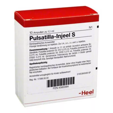 PULSATILLA INJEEL S Ampullen, 10 stuks
