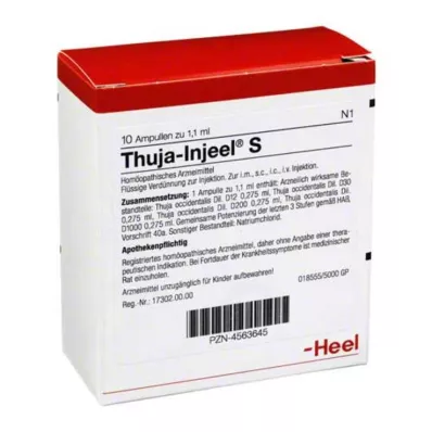THUJA INJEEL S Ampullen, 10 stuks THUJA INJEEL S Ampullen, 10 stuks