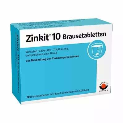 ZINKIT 10 bruistabletten, 20 stuks