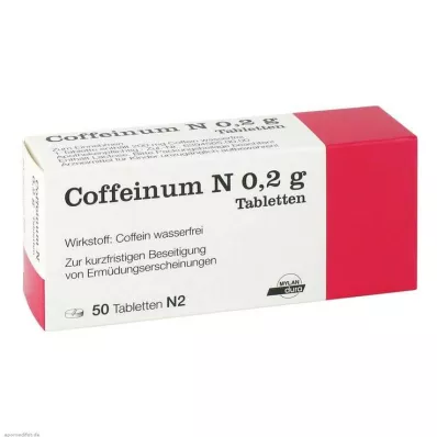 COFFEINUM N 0,2 g tabletten, 50 stuks