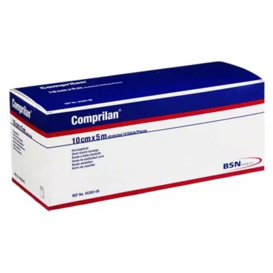 COMPRILAN Elastisch verband 10 cm x 5 m, 10 stuks
