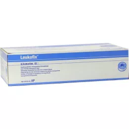LEUKOFIX Verbandpleister 2,5 cm x 5 m, 12 stuks