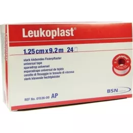 LEUKOPLAST 1,25 cmx9,2 m, 24 stuks