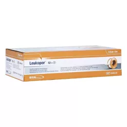 LEUKOPOR 2,5 cmx5 m, 12 stuks