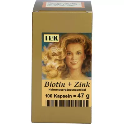 BIOTIN PLUS Zink Haar Capsules, 100 Capsules