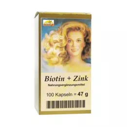 BIOTIN PLUS Zink Haar Capsules, 100 Capsules