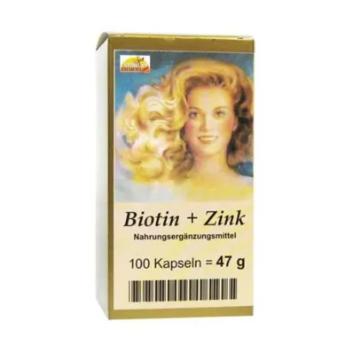 BIOTIN PLUS Zink Haar Capsules, 100 Capsules