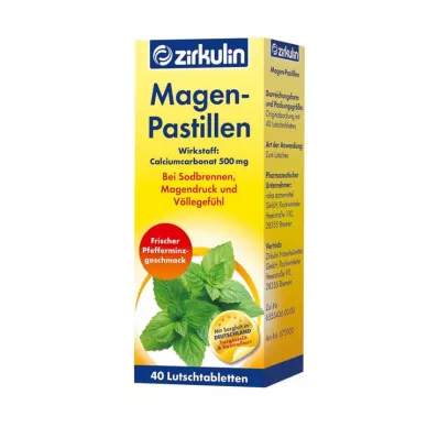 ZIRKULIN Maag Pastilles, 40 stuks