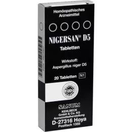 NIGERSAN D 5 tabletten, 20 stuks