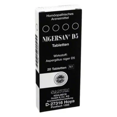 NIGERSAN D 5 tabletten, 20 stuks