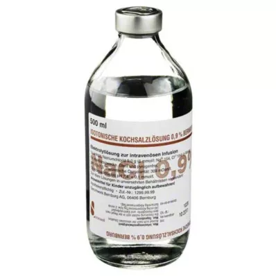 ISOTONISCHE Zoutoplossing 0,9% Bernburg Inf.-L.Glas, 500 ml