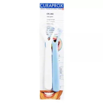 CURAPROX CTC 203 Tongschraper in blister, 2 stuks CURAPROX CTC 203 Tongschraper in blister, 2 stuks