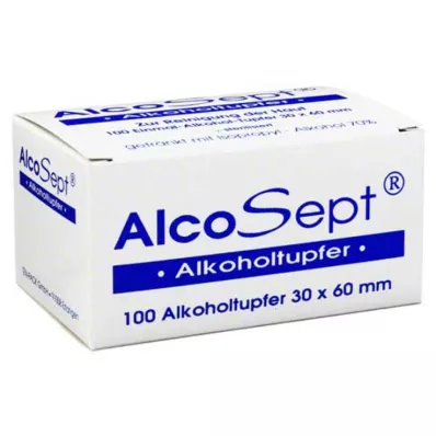 ALKOHOLTUPFER Alcosept, 100 st ALKOHOLTUPFER Alcosept, 100 st