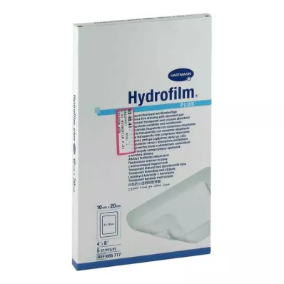 HYDROFILM Plus transparant verband 10x20 cm, 5 stuks HYDROFILM Plus transparant verband 10x20 cm, 5 stuks